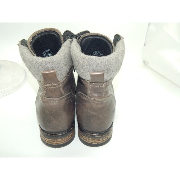 Taos Cutie Ankle Boot, Wool Collar, Lace-up Inner Zipper, US Size 9.5-10 EUC - Picture 5 of 9